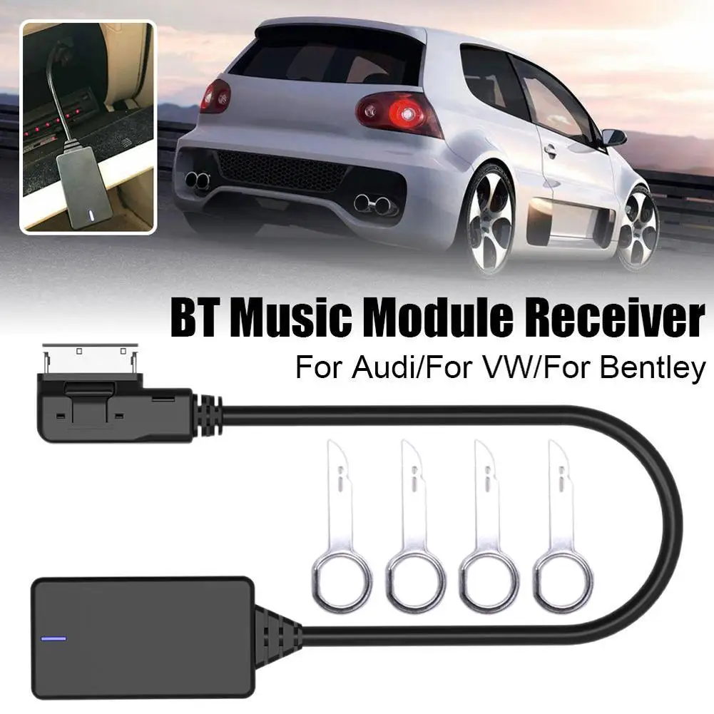 AMI MMI MDI Wireless Aux Bluetooth Adapter Cable Audio Music Auto Bluetooth For Audi A3 A4 B8 B6 Q5 A5 A7 R7 S5 Q7 A6L A8L A4L view 5