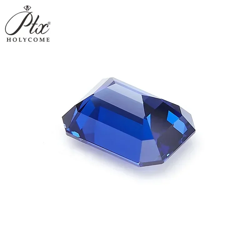 

Lab Grown moissanite Sapphire Brilliant Emerald Dark Blue AGL Certificated Diamond Beads Jewelry Making Charms Lab Blue Gem