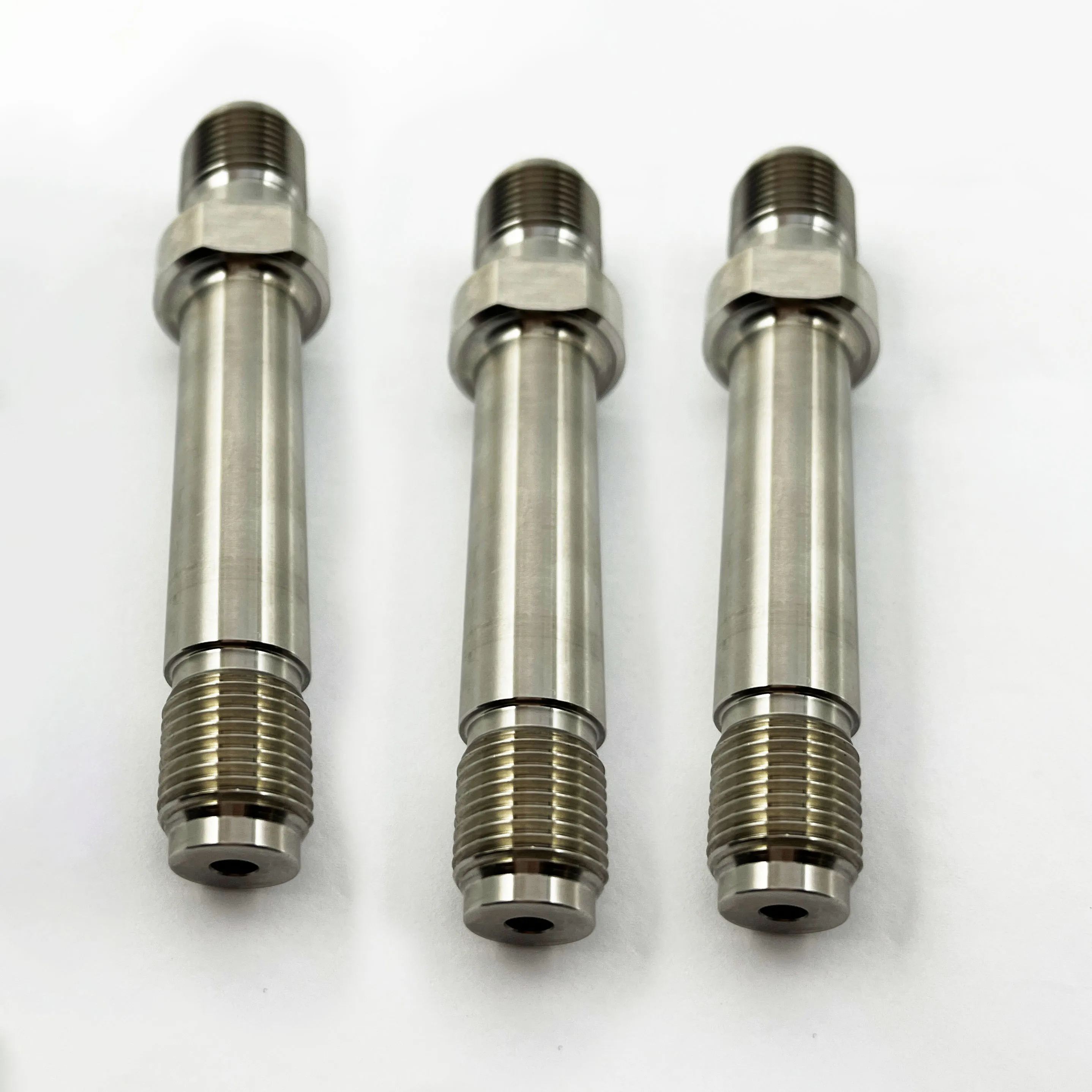 Waterjet Cutting Head Parts 60K Long Nozzle Body 001995-1 Adapter DiaLine To For Flow TL-002001-1 On/Off Valve Nozzle Tube