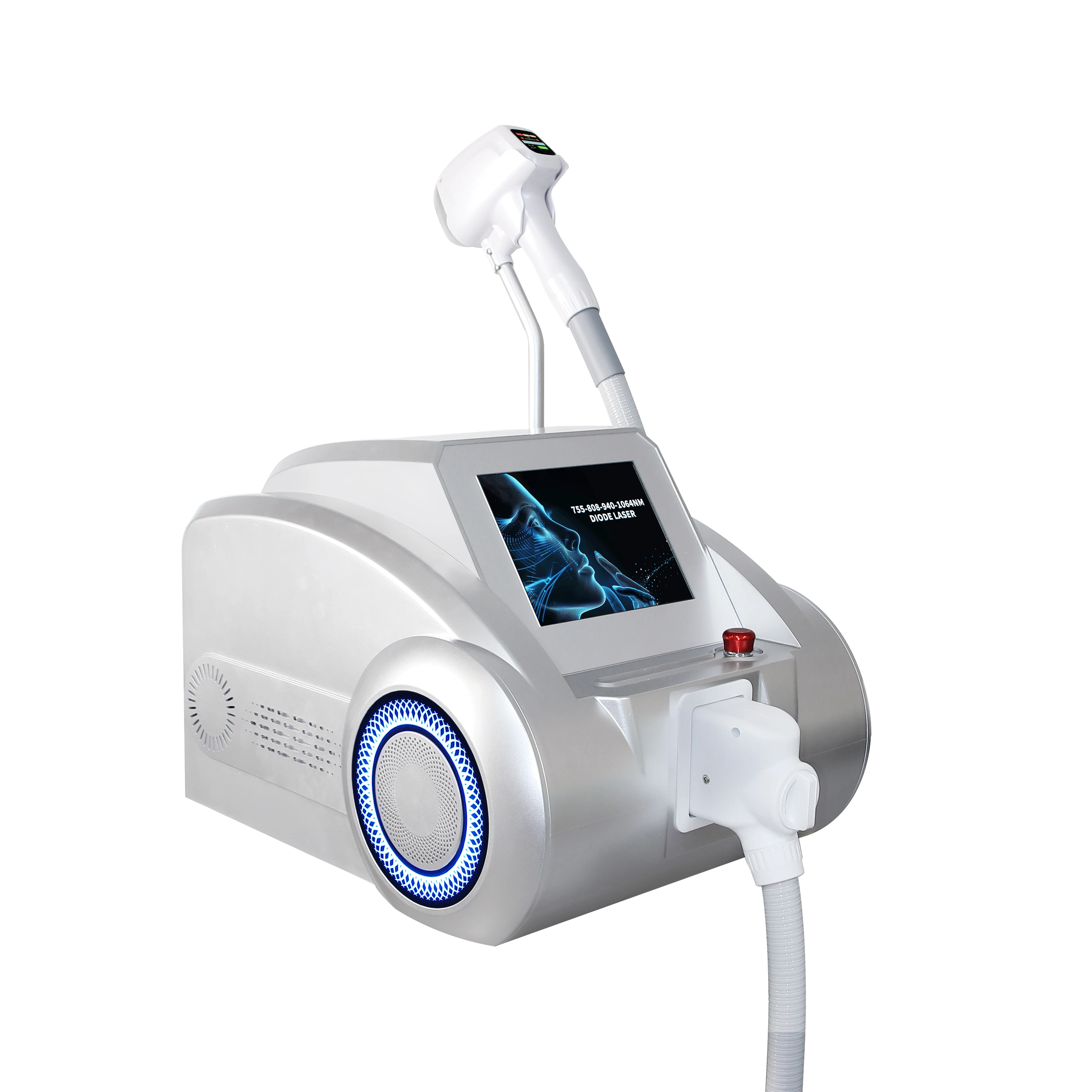 Professional Diode Laser Hair Removal Machine Ice Point Cooling 755 808 940 1064nm NON-INVASIVE  PAINLESS Suitable for All Skin view 5