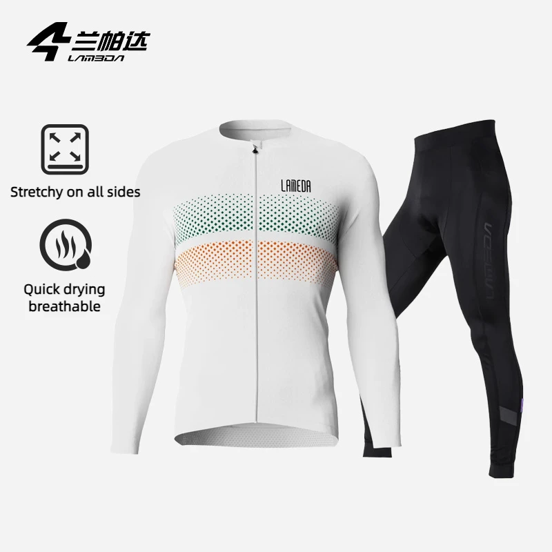 Lameda Men's Cycling Clothing Quick Drying Cycling Pants Man Breathable Cycling Jersey Men's Cycling Shirt With Pockets