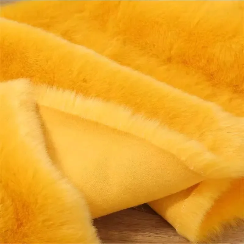 20X50cm Imitation Rabbit Fox Beast Fur Plush Fabric Small Size for DIY Hand-sewn Clothing Counter Display Background