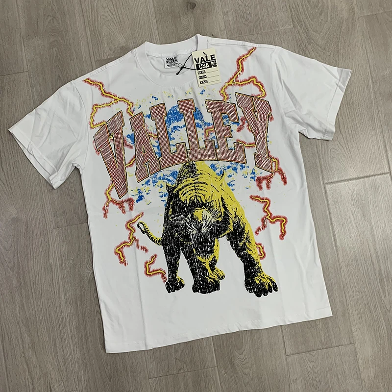 

ФУТБОЛКА High Street для мужчин и женщин Vale Forever EYE OF THE TIGER BLING, простая футболка с короткими рукавами для глажки бриллиантов
