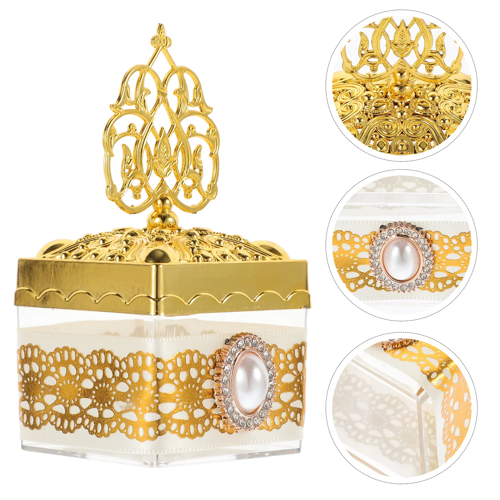 

12 Pcs Storage Boxes with Lids Small for Treats Wedding Decor Party Favor Candy Chocolate