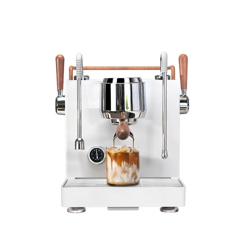 Italian semi-automatic coffee machine 3-hole steam milk tea shop for small merchants