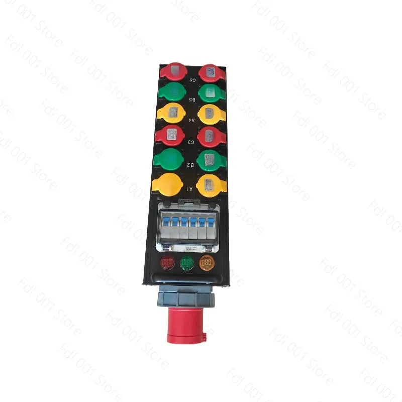 Rectangular Stage Lighting Controller Electric Power Box Power Issuing Device 6CH 16A Event Output Power Distribution