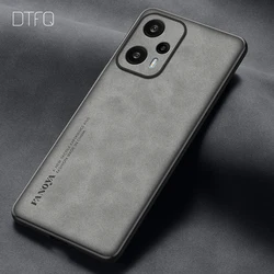 For POCO F5 Case Leather Pattern Coque Funda Back Cover for Xiaomi POCO F5 Pro Shockproof Luxury Leather Case for POCO F5