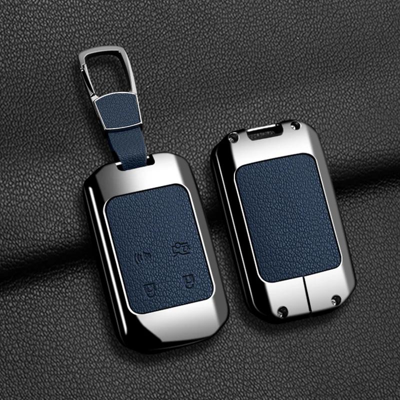 

Zinc Alloy Car Key Case For Mazda EZ6 EZ-6 EZ-60 EZ60 Remote Cover Bag Shell Keychain Housing Ring Holder Fob Accessories
