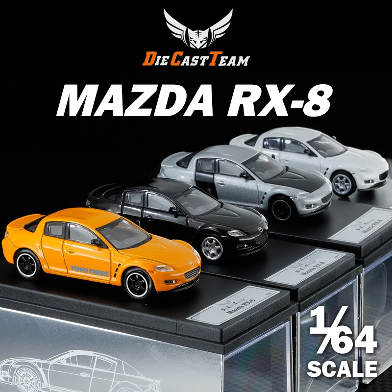 

DCT 1/64 mazda RX-8 металлические литые автомобили коллекционные модели литые под давлением игрушки для мальчиков металлический автомобиль