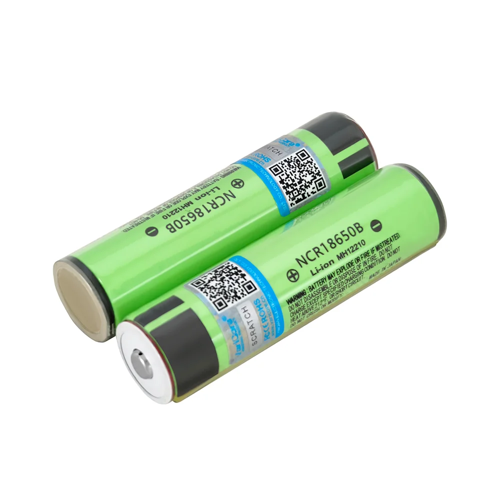 100% New secure Original NCR18650B 3400mAh 18650 Rechargeable Battery with PCB 3.7v for Flashlight batteries