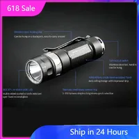 JETBeam RRT01 950LM Ultra Bright LED Flashlight 3 Modes Powerful Tactical Flashlight IPX8 220M Long Range Torch Camping Lamp