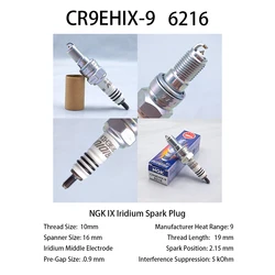 4pcs NGK Iridium spark plug CR9EHIX-9 6216 Suitable For HONDA CB600F CBR1100XX CBR600F F2 F3 F4 CBR650F RVF750R Upgrade CR9EH-9
