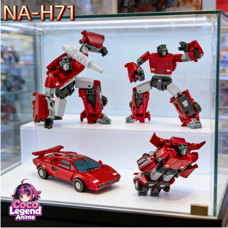 

Hot in stock Transformation Toys Newage NA H71 Sideswipe G1 Primary Color DICK Small Proportion Action Figures Collection Gifts