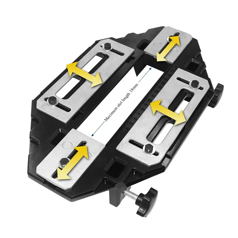 18mm Grooving Length Door Hinge Slotting Positioning Tools Solid Wood Door Installation Hinge Hole Opener