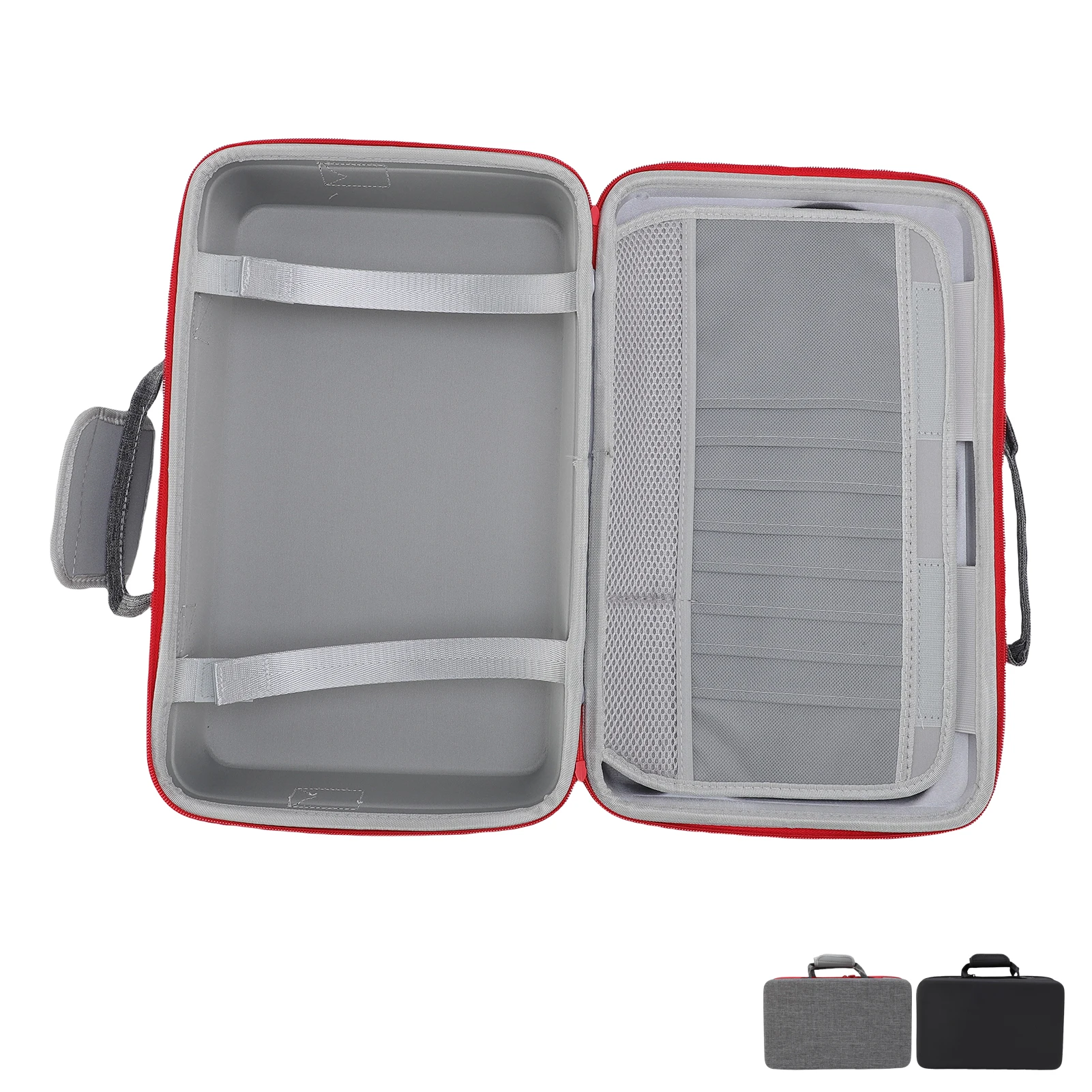 Hard Shell Carrying Case for PS5 SLIM Console Waterproofing Shockproof Scratch Proof Controllers Storage Bag for Vertical Base