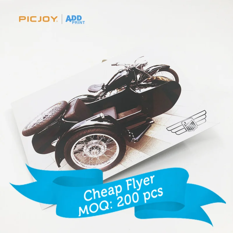 

50 0.Zhang.Custom.High quality customized motorbike postcard Insert card leaflet online printing in shanghai