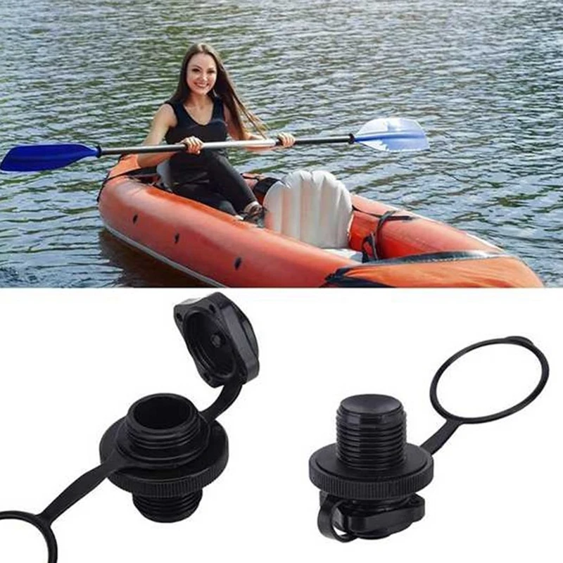 Air Valve Inflatable Boat Spiral Air Plugs Inflation Replacement Screw Boston Valve For Rubber Dinghy Raft Kayak