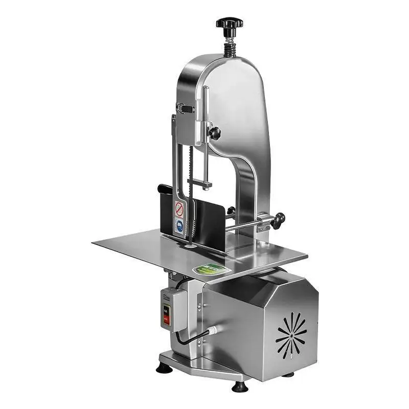

Усовершенствованная коммерческая электрическая пила для резки замороженного мяса, рыбы, свиных ножек, стейков, костей и жира.