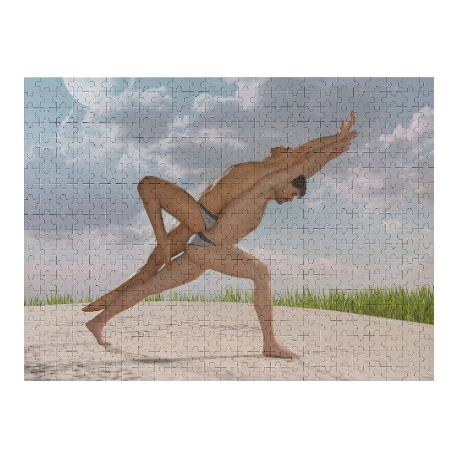 

Zen Men Jigsaw Puzzle Scale Motors Children Custom Wood Works Of Art Puzzle