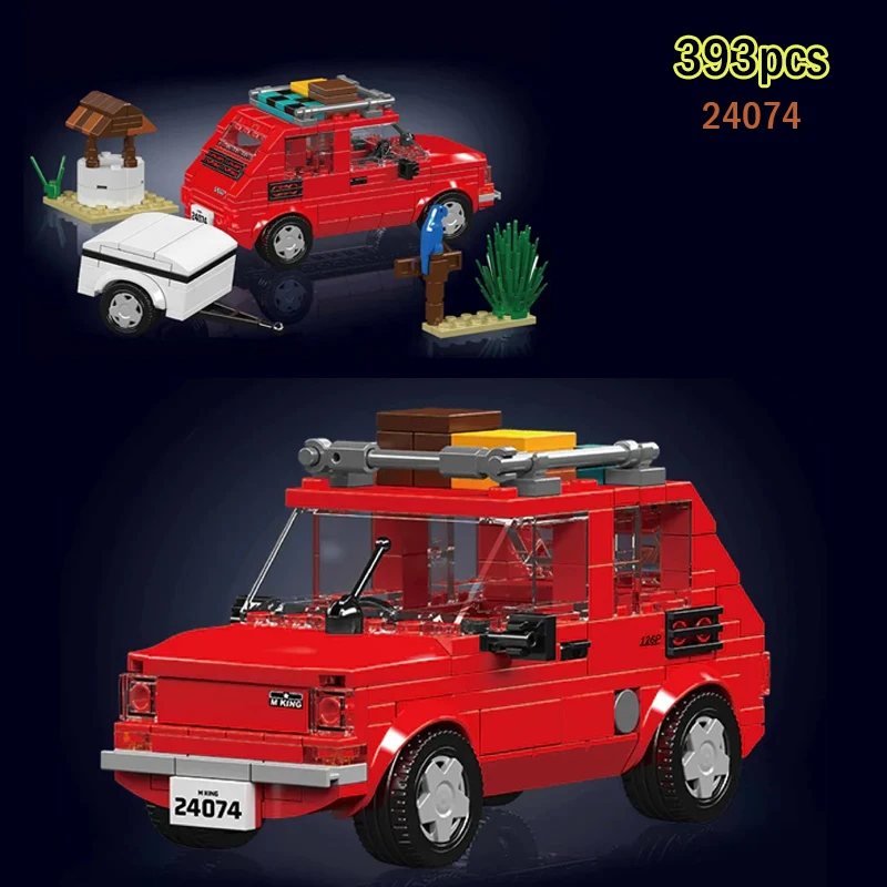 

Off-road Adventure Vehicle Model Building Blocks Set 393PCS Outdoor Adventure Cars 24074 Assembly MOC Mini Bricks DIY Toys Gift