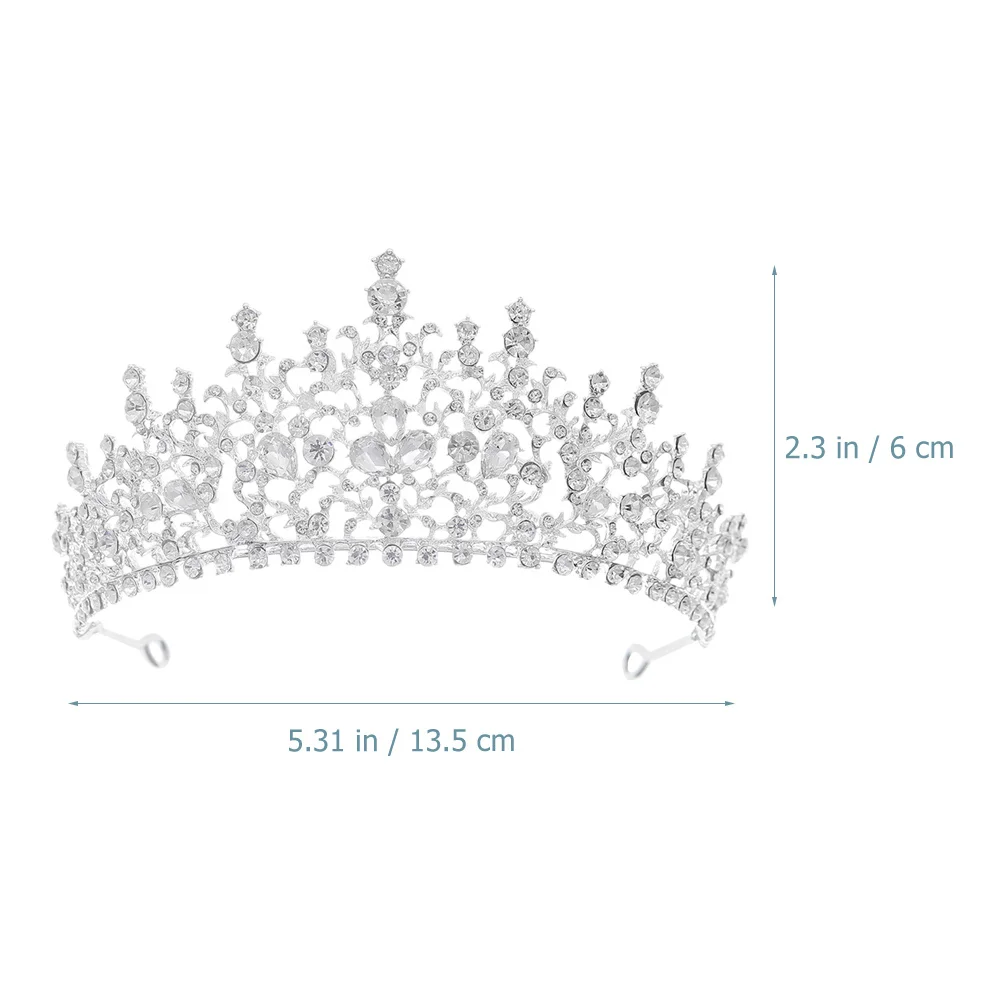 

Головной убор с бриллиантами, свадебная тиара, корона для свадебной вечеринки, головной убор из сплава со стразами, женский декор для выпускного вечера и дня рождения, волосы