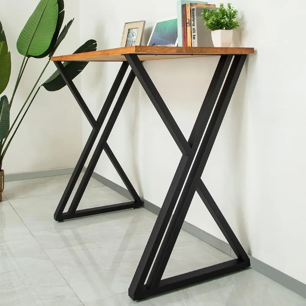 Industrial Modern High Coffee Table Legs, Heavy-Duty Metal Legs for Dining Tables, Industrial Modern Design,DIY Iron Bench Legs