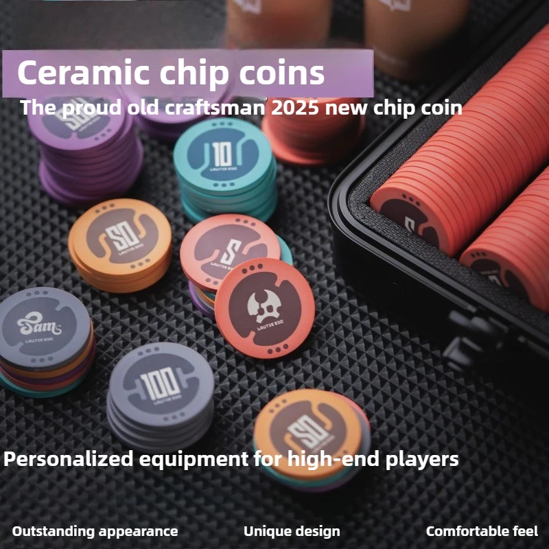 

Набор памятных монет LAUTIE с керамическими фишками 39 мм с номерами номиналом лица без значение лица EDC Настольная игрушка