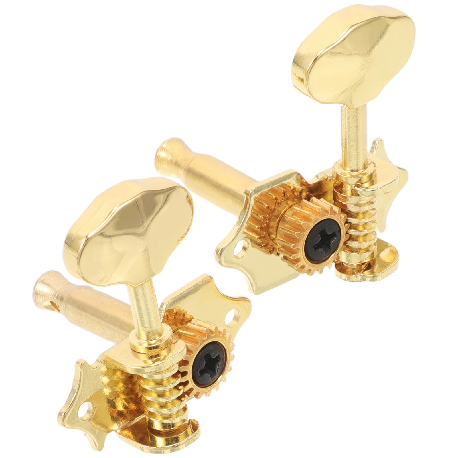 

2pcs Universal Folk Guitar Tuning Peg Handle Left Right Compatible Open Design Precise Tuning Durable Replacement For Acoustic