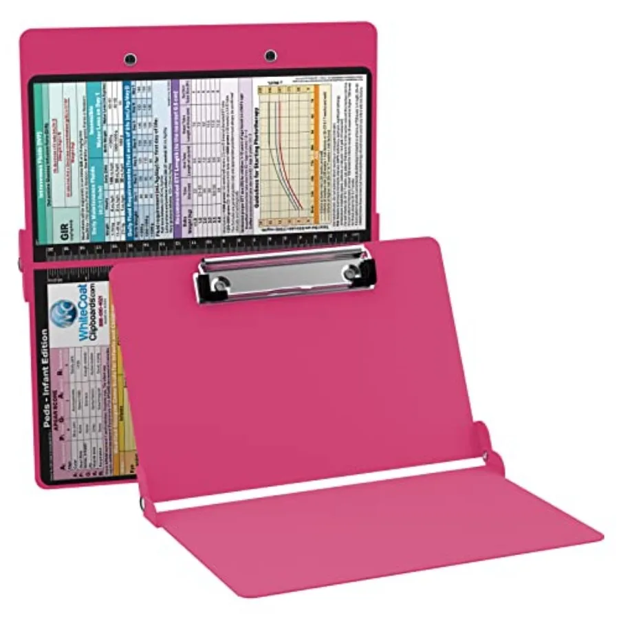 

Whitecoat Clipboard® - Pink Pediatric Edition