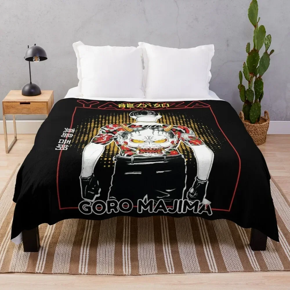 Goro Majima Yakuza Premium T-Shirt Throw Blanket