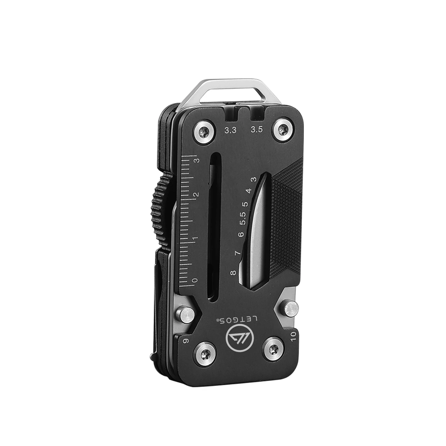 LETGOS Mini-Taschenmesser 12-in-1 Multitool, EDC Klappmesser Überlebenswerkzeug für Outdoor-Camping und Wandern, Cooles Geschenk für Männer und Väter