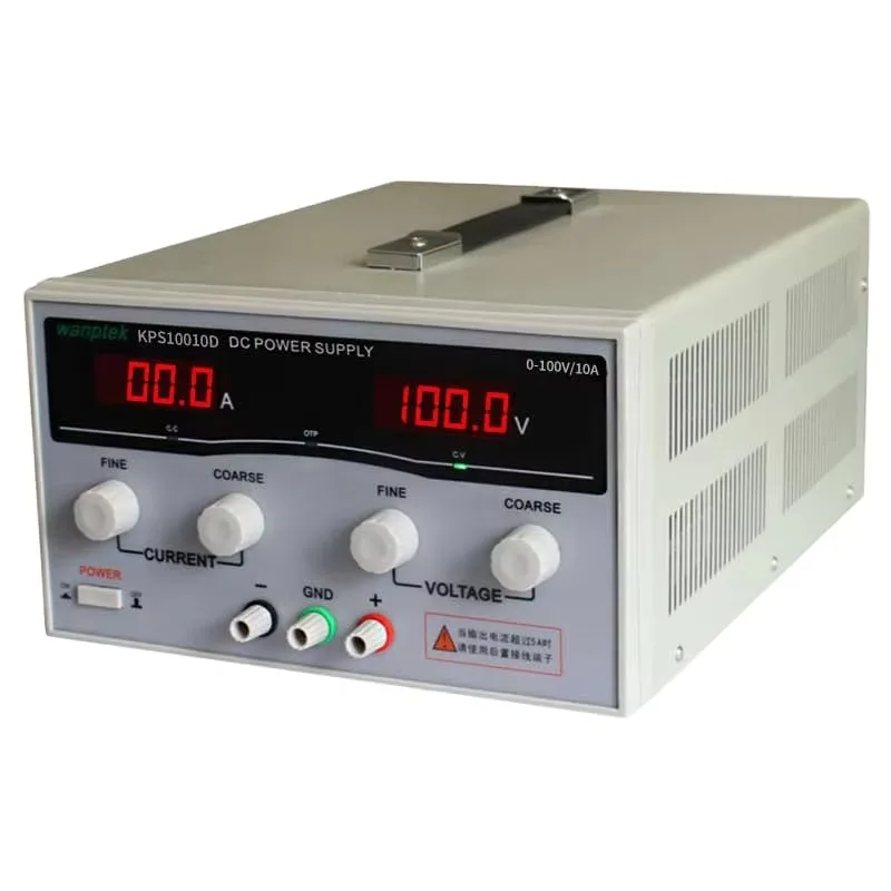 KPS10010D عالية الطاقة 1000 واط 0 ~ 100 فولت 0 ~ 10A 110 فولت/220 فولت الدقة الرقمية تيار مستمر امدادات الطاقة الولايات المتحدة/الاتحاد الأوروبي/الاتحاد الأفريقي التوصيل