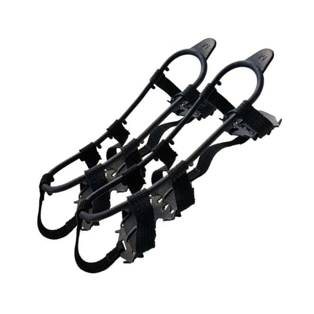1 Par de Crampones Antideslizantes para Hielo, Ligeros y Plegables, para Zapatos y Botas