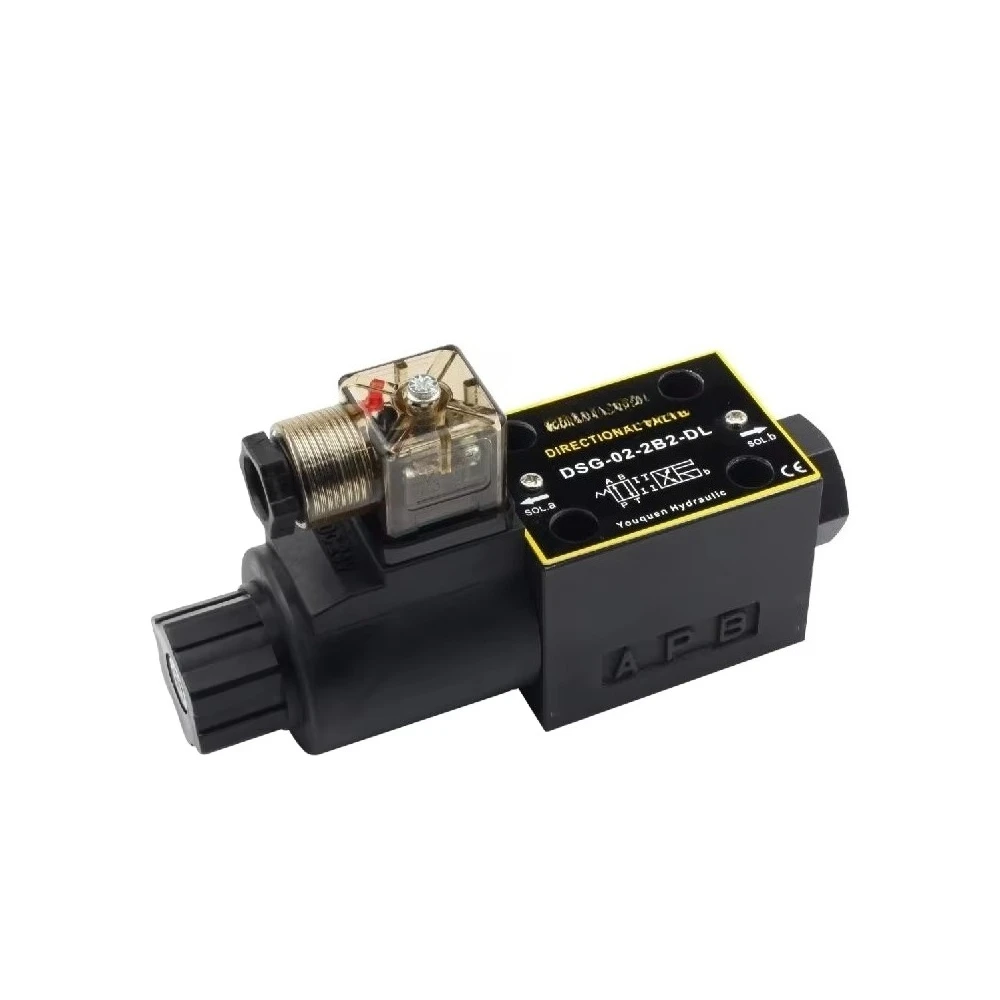 

DSG02-2B2 DSG hydraulic valve 25MPA 80L/MIN solenoid valve 1/2 inch solenoid directional valve