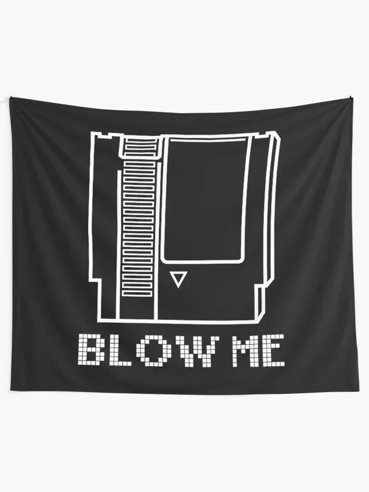 Blow Me - Video Game Cartridge Tapestry Wallpaper Bedroom Decor For Bedroom Bathroom Decor Home Decorations Tapestry