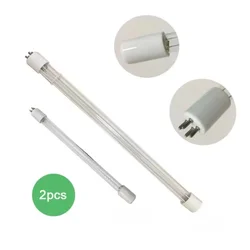 Lámpara de esterilización ultravioleta de vidrio de cuarzo, desinfección de agua, esterilizador UV de sobreflujo, 12W, 25W, 4 pines