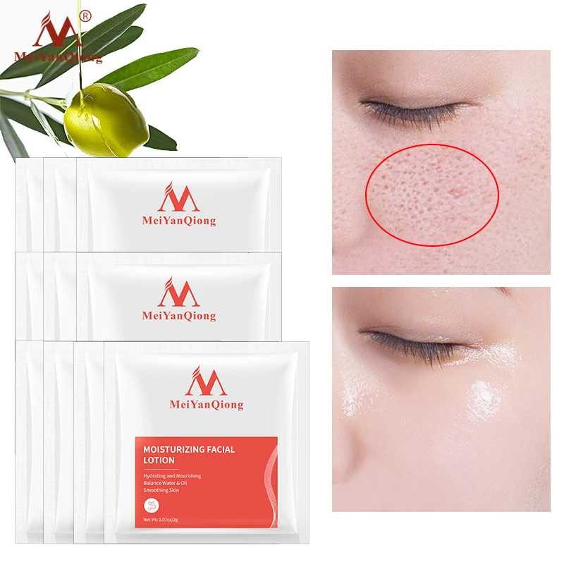 Mei Yan Qiong Moisturizing Lotion Oil Control Deep Hydration Face Treatment Nourishing Face Skin Care Products 2g*10Pc