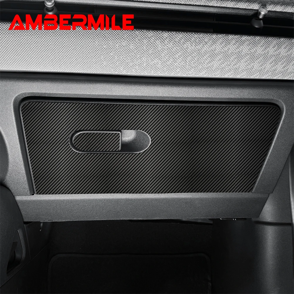 Co-pilot Storage Box Sticker for Mini Cooper S F65 F66 F67 2024 2025 Car Panel Trim Interior Flannel Suede PU Leather Styling