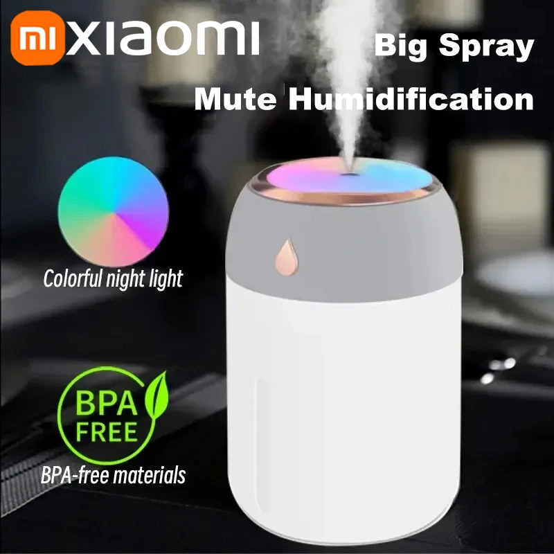 Xiaomi Mini Auto Tragbare Luftbefeuchter Elektrische Aroma Diffusor LED Kühlen Licht Nebel Für Home Auto Aromatherapie Pflanzen Reiniger