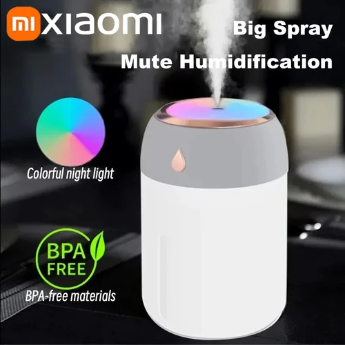 Xiaomi-humidificador de aire portátil para coche, difusor de Aroma eléctrico, niebla de luz LED fría para el hogar, purificador de plantas de aromaterapia