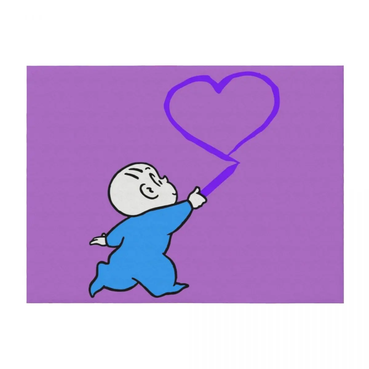 

Harold and the purple crayon Throw Blanket Decorative Sofa Hair decorative Thermal Blankets