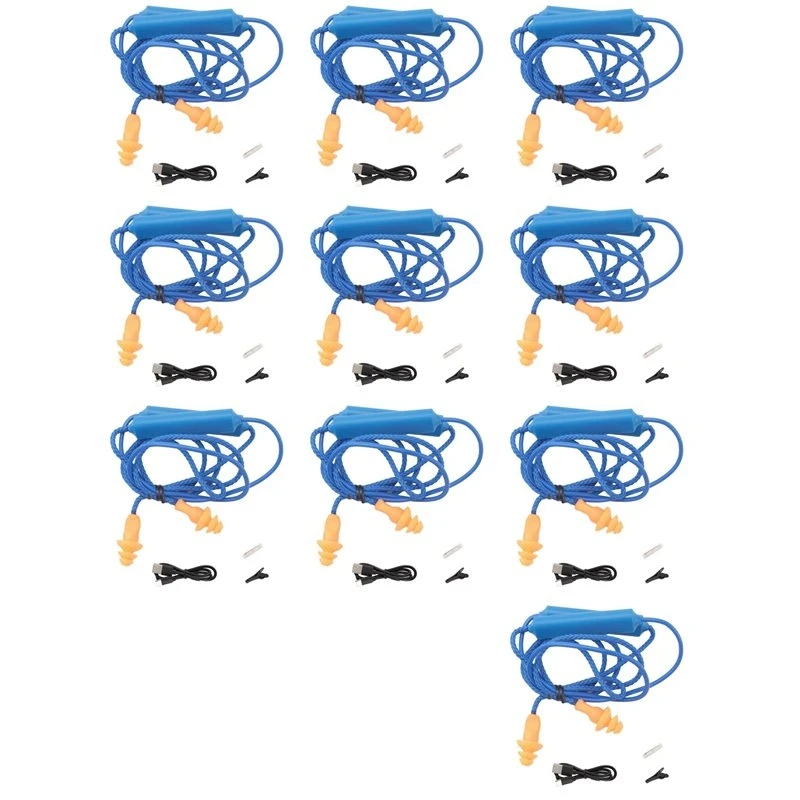 【a10r】10x-earphone-bluetooth-ear-plugs-for-work-noise-suppression-hearing-protectionconstruction-sites-noisy-places-blue