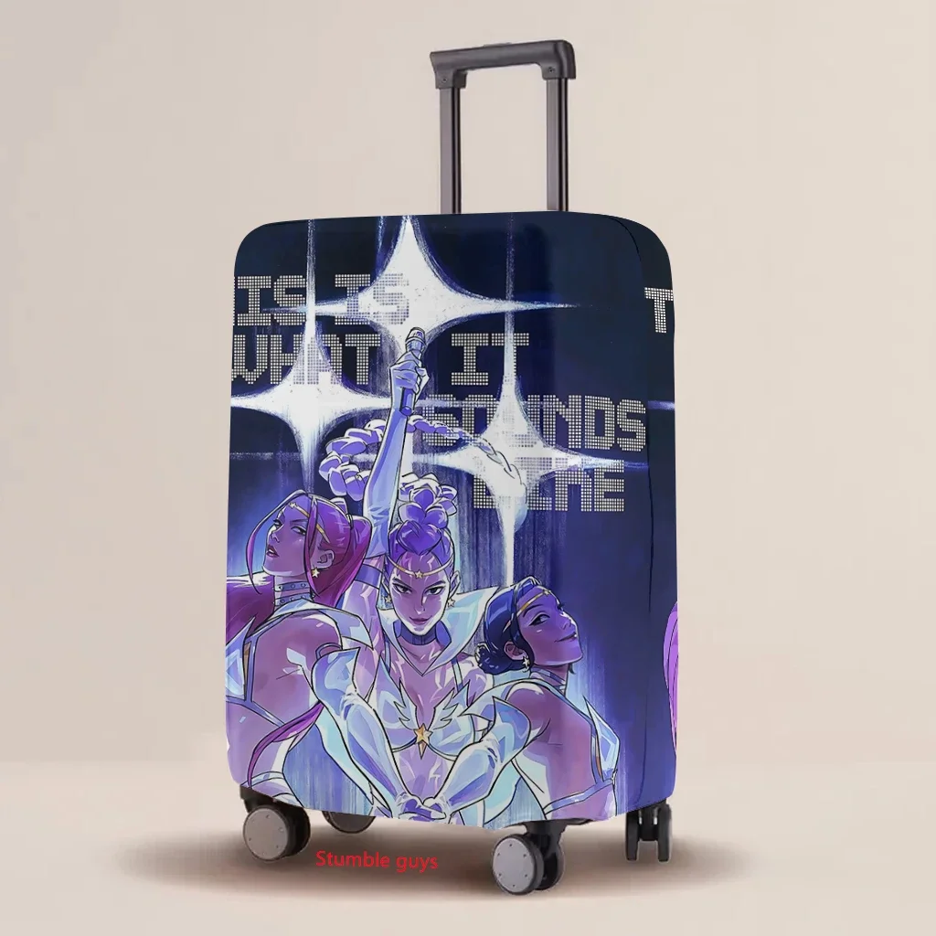 

Luggage Protective Cover Kpop Demon Hunters Elastic Multi-Size Cartoon Print Case Fits 20-30 Inch Suitcase​