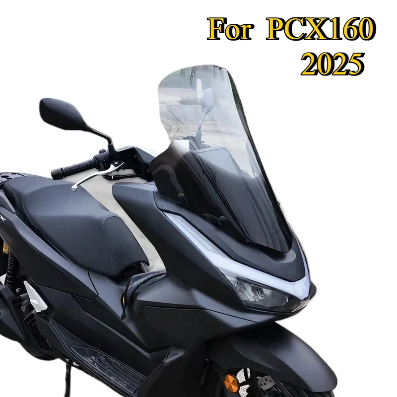 

For 2025 Honda PCX160 PCX 160 Motorcycle Windshield Windshield Heightened Wind Deflector Modification Accessories