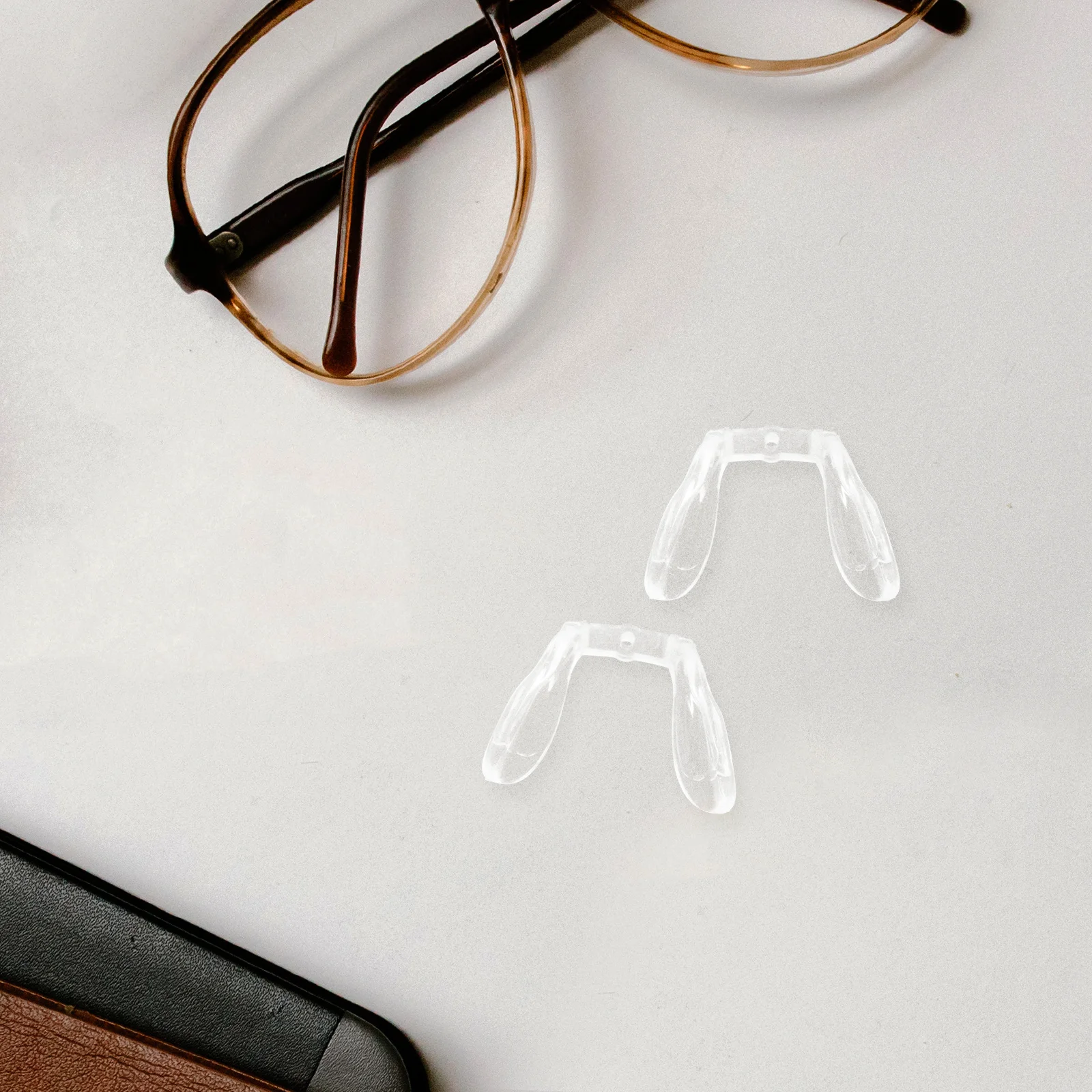 U على شكل سيليكون مخدات أنف للنظارة 4 قطعة جسر النظارات دعم عدم الانزلاق نظارات إطار وسادة استبدال أجزاء الإمدادات #3