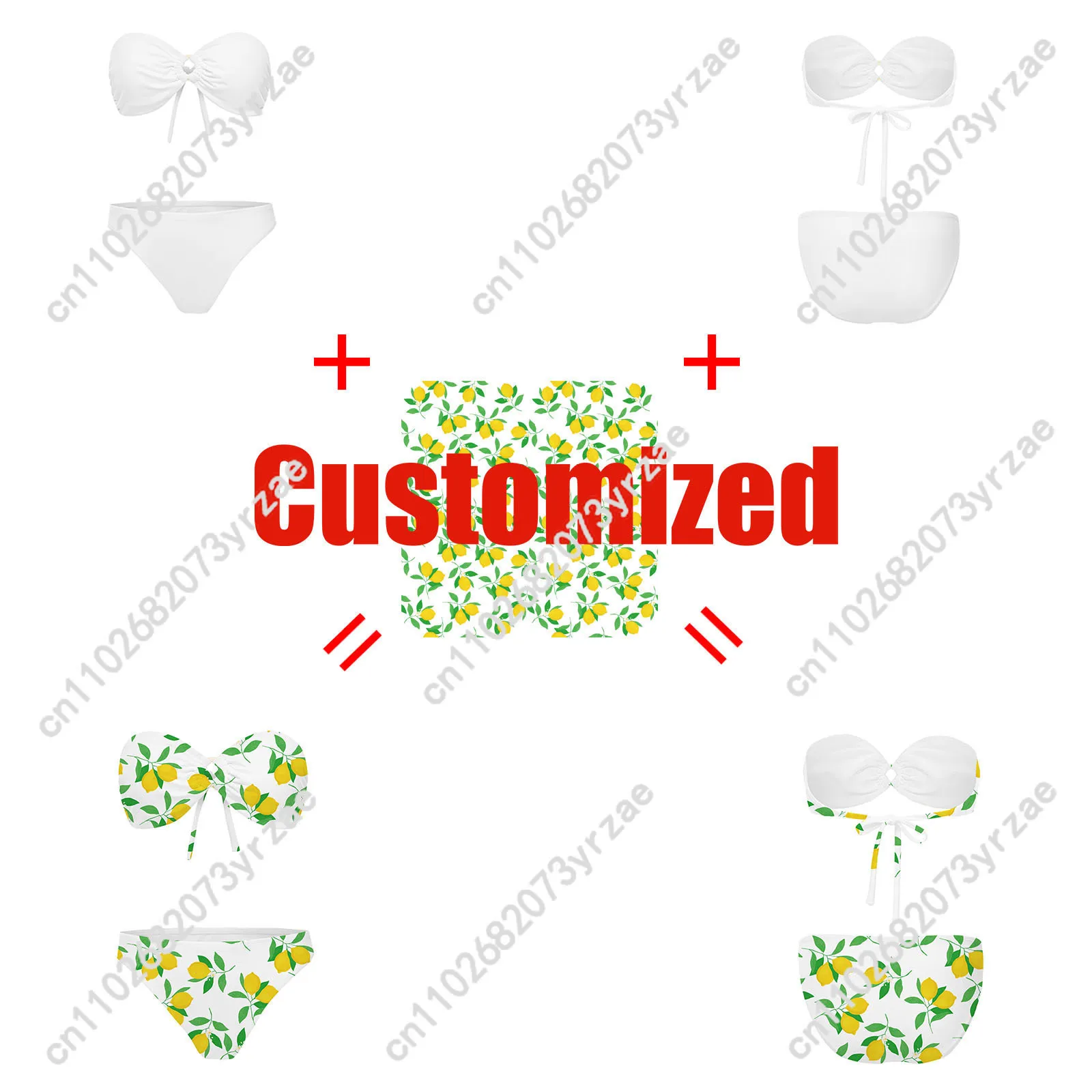 The Who Strapless Swimsuit Womens Bathing Suits Fashion Personalized Swimwear Pool Party Beach Sexy Bikini Customized Beachwear