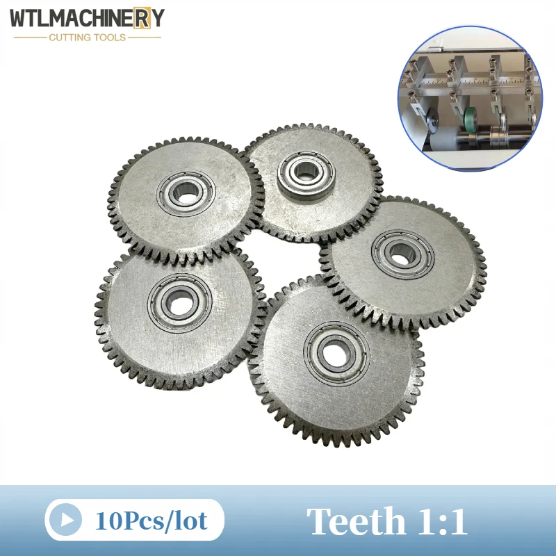 10Pc Creasing Tooth Blade For Electric Paper Creasing Machine Self-adhesive Marking Machine 34.5x5mm T:2/5mm 1/1 Teeth