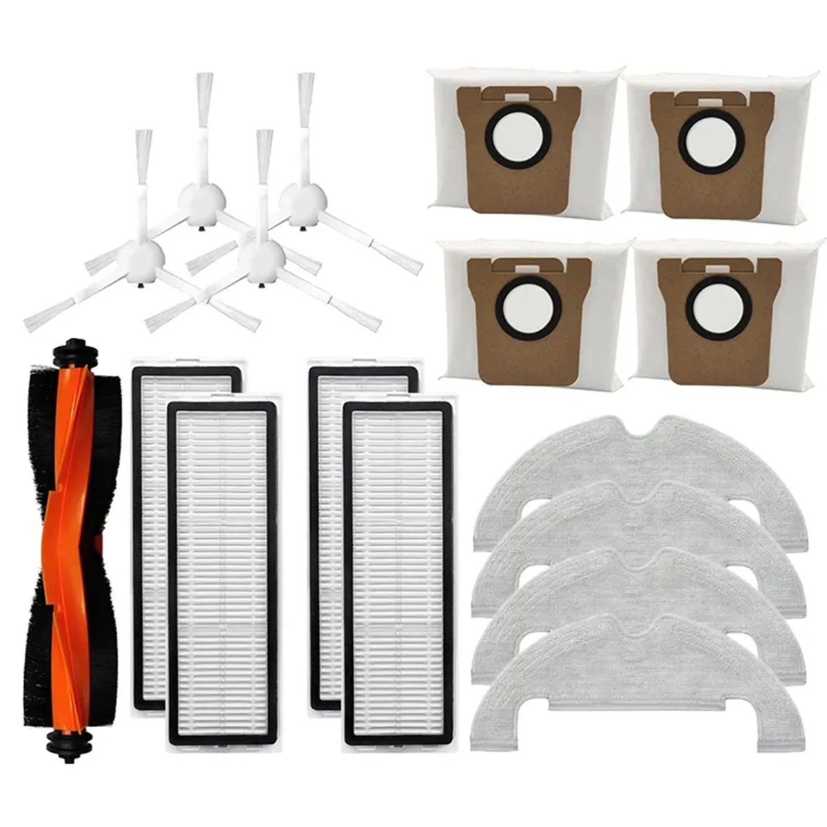 

Hot sale For Robot Vacuum X10 Robotic Vacuum Cleaner Hepa Filter Mop Cloth Rags Dust Bags Replacement Parts