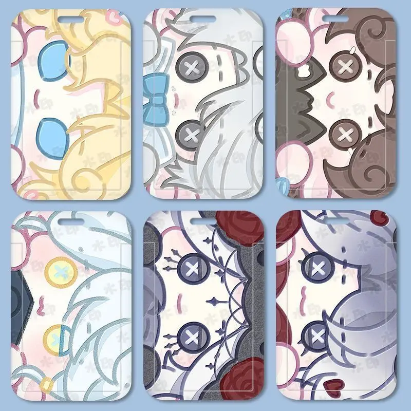 

Identity V Lisa Beck Card Holder Anime Credit ID Bank Bus Card Photo Display Holder Protective Case Office School Supplies