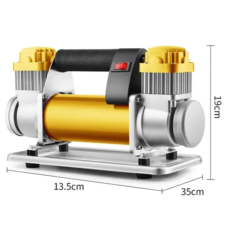

НОВЫЙ автомобильный воздушный насос, двухцилиндровый, 12 В, грузовик высокого давления, мощный автомобильный воздушный насос, двойной 40-цилиндровый